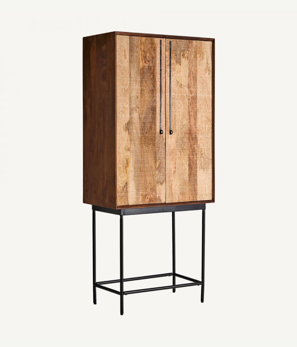 Armario perchero de madera y metal Tauna - Konzept Store®