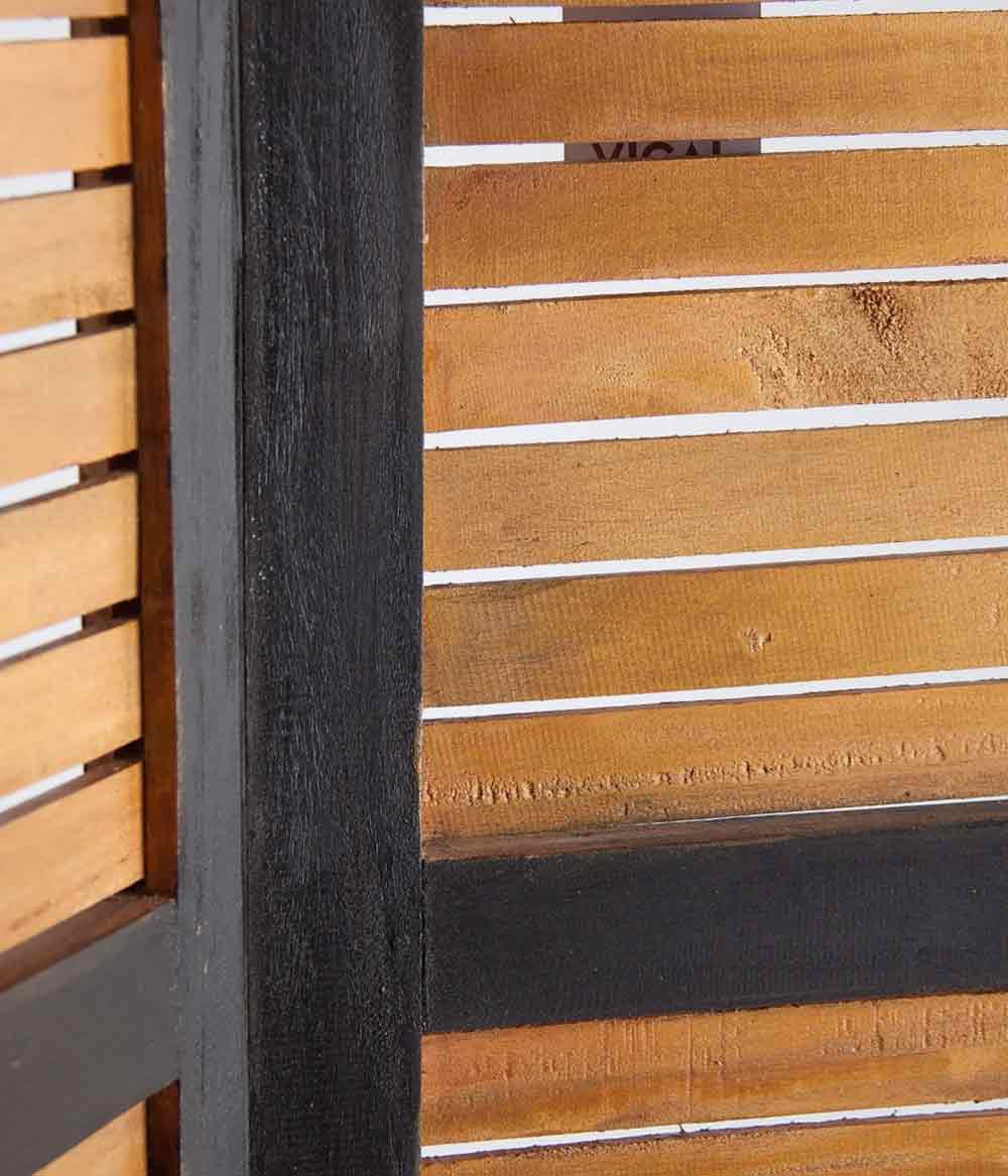 Biombo de madera mahogany Bastian - Konzept Store®