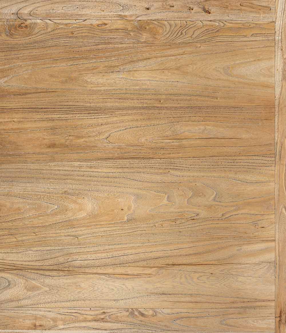 Mesa comedor natural madera mindi salón 100 x 100 x 77 cm