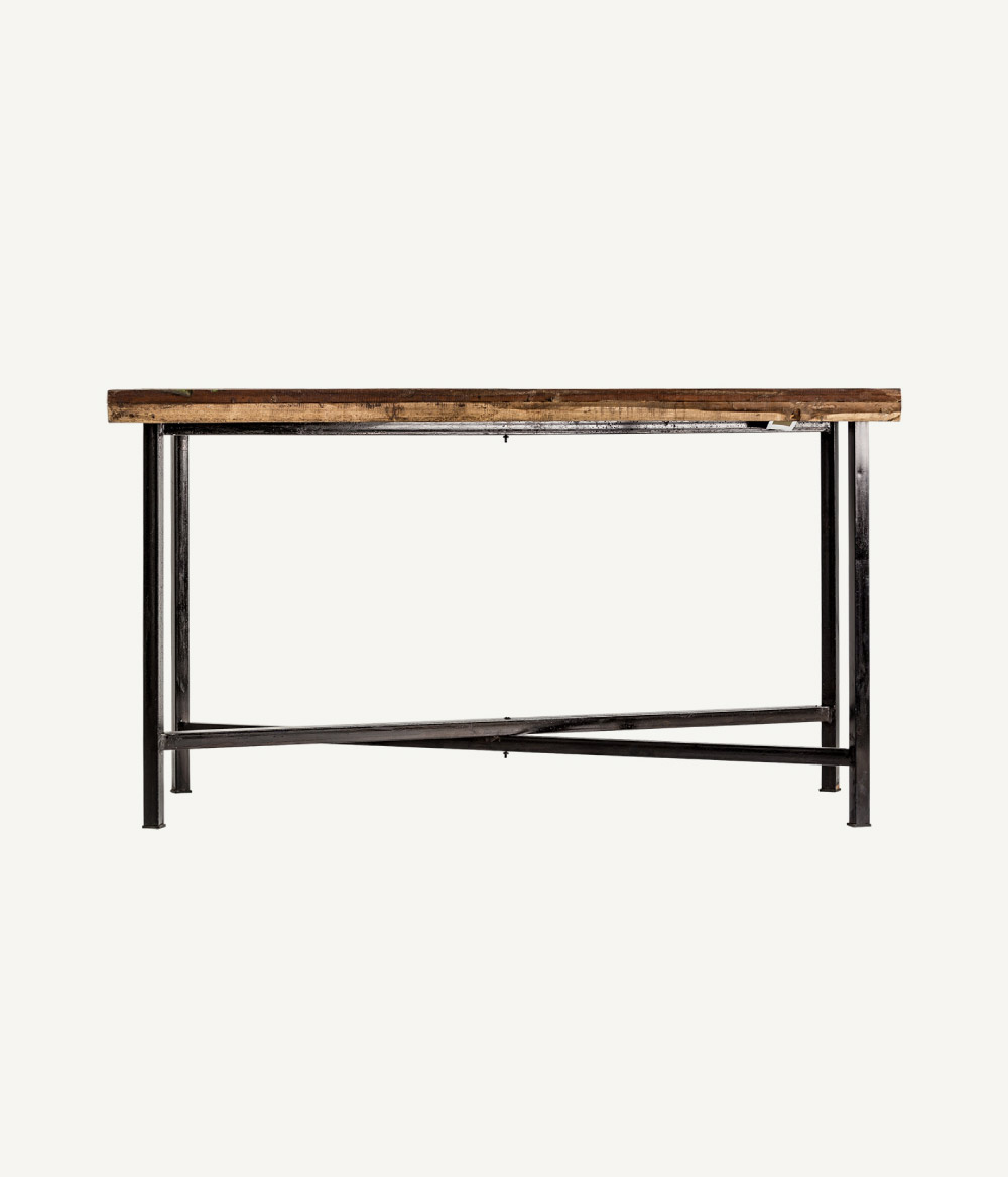 Mesa de comedor extensible de madera Ava - Konzept Store®